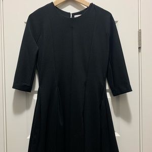 Gap Black Pleated Dress